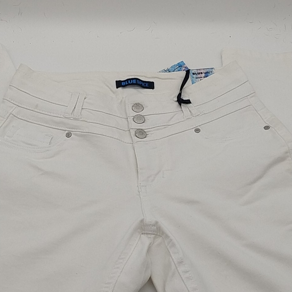 White high waist stretchy jeans - Picture 2 of 5
